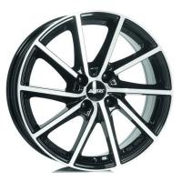 Литой колесный диск Alutec Singa diamond black front polished 7,5x18 5x114,3 ET49,5 D67,1