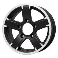 Литой колесный диск K&K КС462 Ангара алмаз черный 6,5x15 5x139,7 ET15 D108,1