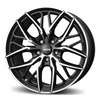 Литой колесный диск Momo Spider Matt Black Polished 9,5x19 5x112 ET45 D66,6