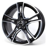 Литой колесный диск OZ Adrenalina Matt Black Diamond Cut 8,0x18 5x108 ET38 D75