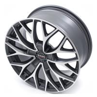 Литой колесный диск Borbet DY dark grey polished matt 8,0x18 5x112 ET40 D72,5