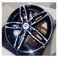 Литой колесный диск K&K КС731 Sayan алмаз черный 6,0x16 5x112 ET48 D57,1