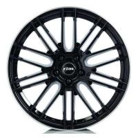 Литой колесный диск Rial KiboX Diamond Black Lip Polished 9,5x21 5x112 ET36 D66,5