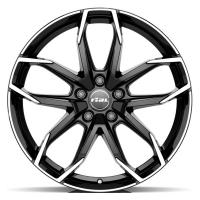 Литой колесный диск Rial Lucca Diamond Black Front Polished 7,5x17 5x112 ET37 D66,6