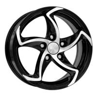 Литой колесный диск K&K КС525 Ландау алмаз черный 6,5x15 5x105 ET35 D56,6