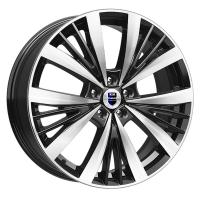 Литой колесный диск K&K КС881 Марвел алмаз черный 7,5x19 5x114,3 ET40 D66,1