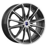 Литой колесный диск K&K КС884 Пойнт Бланк алмаз черный 6,0x15 4x100 ET50 D60,1
