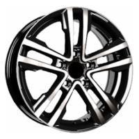 Литой колесный диск Вектор B197 алмаз черный 7,0x17 5x108 ET50 D63,35