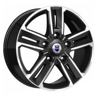 Литой колесный диск K&K КС763 Backfire алмаз черный 8,0x18 5x114,3 ET50 D66,1