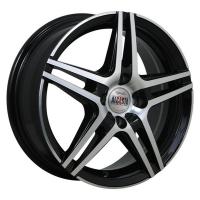 Литой колесный диск Alcasta M54 BKF 6,0x15 4x100 ET40 D60,1