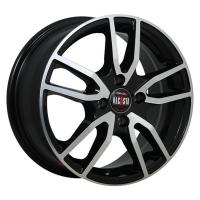 Литой колесный диск Alcasta M57 BKF 6,0x15 4x100 ET40 D60,1