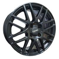 Литой колесный диск Proma Торнадо черный матовый 6,0x15 4x100 ET48 D54,1