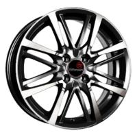 Литой колесный диск Вектор B216 алмаз черный 6,0x16 4x100 ET50 D60,1
