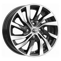 Литой колесный диск K&K КС882 Rio II алмаз черный 6,0x15 4x100 ET46 D54,1