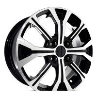Литой колесный диск K&K КС945 Rio II алмаз черный 6,0x15 4x100 ET46 D54,1