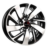 Литой колесный диск Вектор R166 Fluence алмаз черный 6,5x16 5x114,3 ET47 D66,1