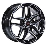 Литой колесный диск NZ R-04 BKF 6,5x16 5x112 ET50 D57,1