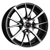 Литой колесный диск CrossStreet Y3174 BKF 6,5x15 5x100 ET40 D57,1