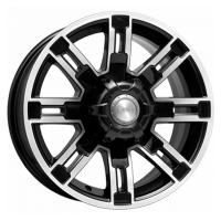 Литой колесный диск K&K КС609 Полюс алмаз черный 7,5x16 6x139,7 ET5 D111,6