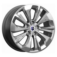 Литой колесный диск K&K КС936 Авиор дарк платинум брайт 7,0x17 5x114,3 ET37 D66,6