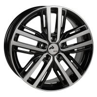 Литой колесный диск Volkswagen Replica VW259 BFP 7,0x17 5x112 ET40 D57,1