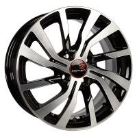 Литой колесный диск Вектор 196 алмаз черный 6,0x15 4x100 ET50 D60,1