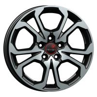 Литой колесный диск Вектор 242 алмаз черный 6,5x17 5x114,3 ET50 D66,1