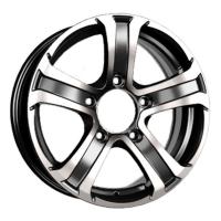 Литой колесный диск Вектор K104 алмаз черный 6,0x16 5x139,7 ET40 D98