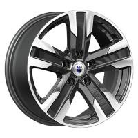 Литой колесный диск K&K Висмут КС100 алмаз черный 7,0x16 5x114,3 ET45 D66,1
