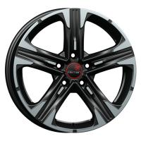 Литой колесный диск Вектор 240 алмаз черный 7,0x17 5x114,3 ET48 D67,1