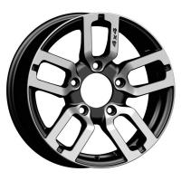 Литой колесный диск Вектор K100 алмаз черный 6,5x16 5x139,7 ET40 D98