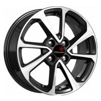 Литой колесный диск Вектор R105 Vesta алмаз черный 6,0x15 4x100 ET50 D60,1