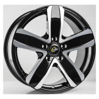 Литой колесный диск CrossStreet CR-21 BKF 7,0x17 5x114,3 ET45 D60,1
