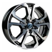 Литой колесный диск Geely Replica GE242 BFP 6,5x17 5x114,3 ЕТ50 D54,1