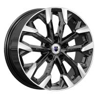 Литой колесный диск K&K КС1046 Морейн алмаз черный 6,5x17 5x114,3 ЕТ50 D67,1