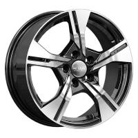 Литой колесный диск K&K КС1053 алмаз черный 6,5x16 5x114,3 ET45 D60,1