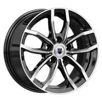 Литой колесный диск K&K КС1048 Фрост алмаз черный 6,5x15 5x110 ET35 D65,1